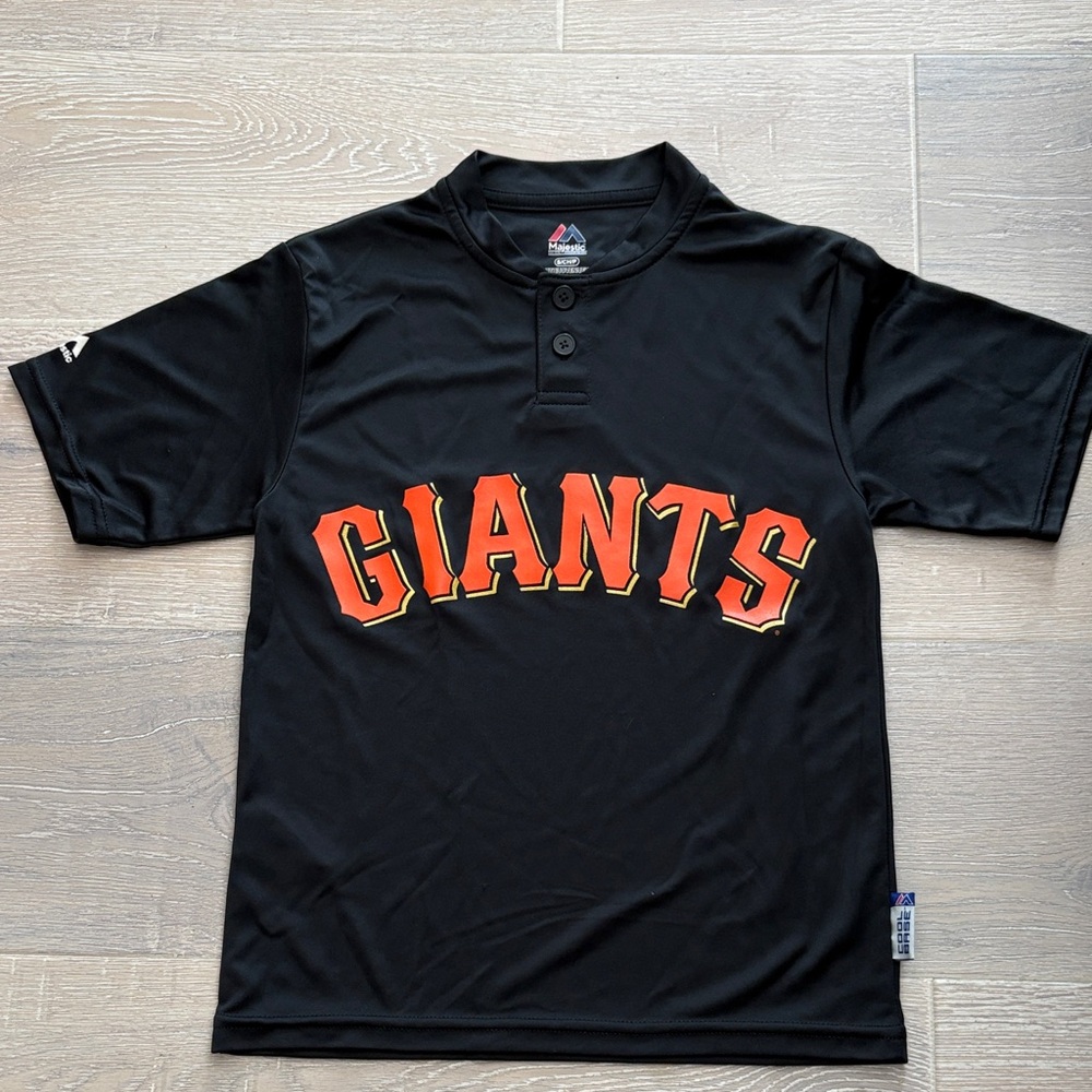 Kids Black Giants Jersey